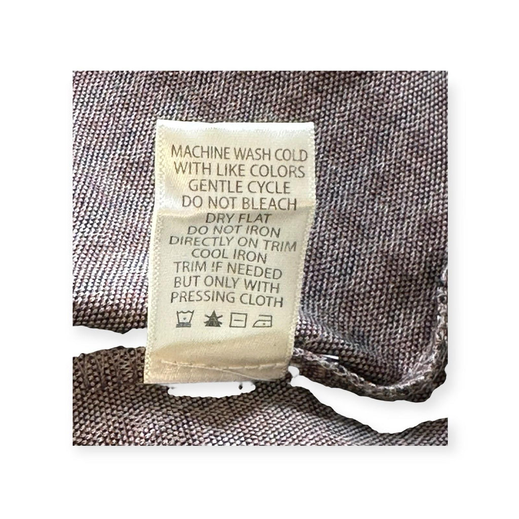 Max Studio Women’s Skirt Size Medium Midi Black Tan A-Line Knit 381
